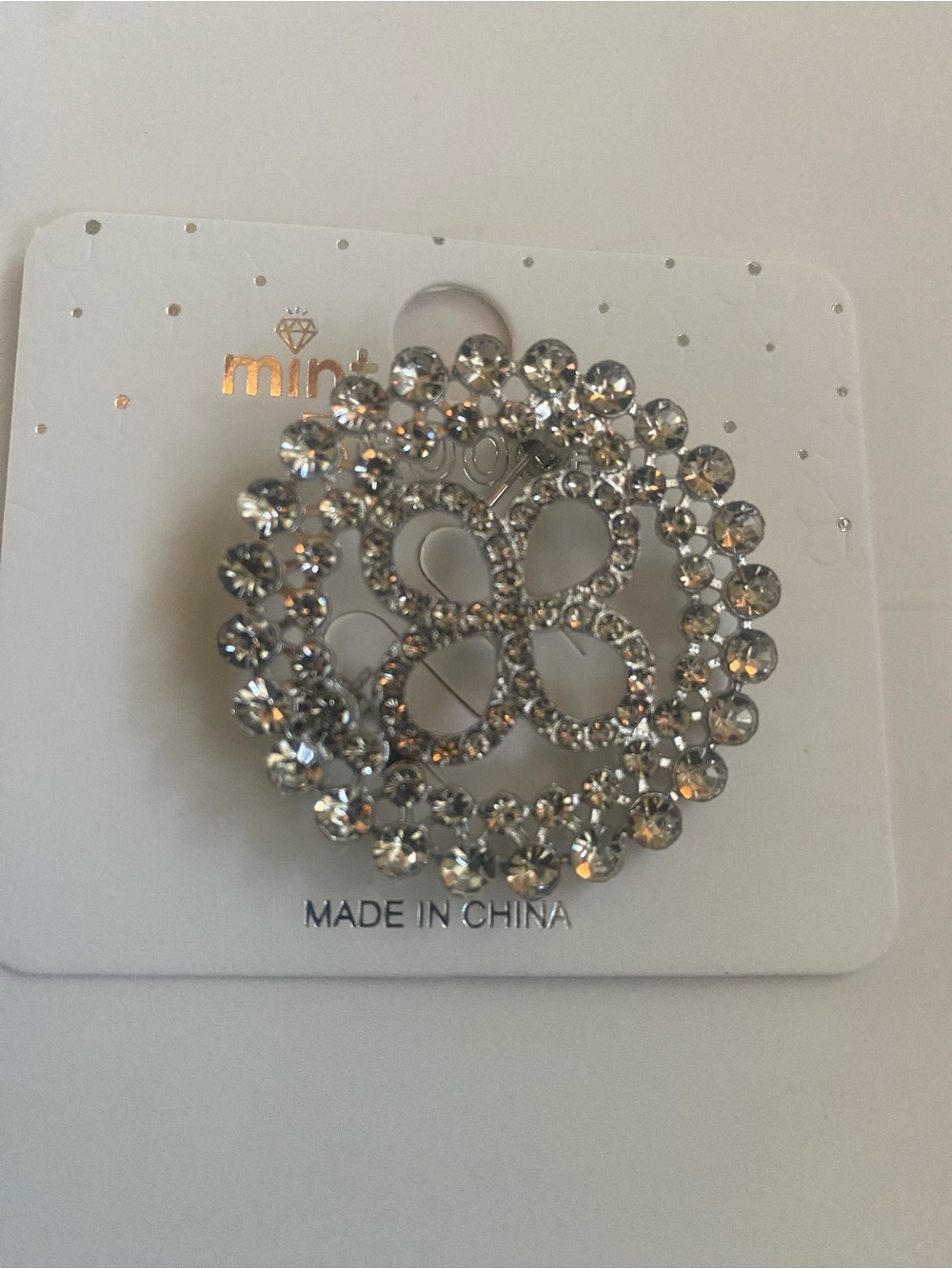 Four leaf clover encircled for Good Luck- Fashion only- Bougie on a Budget